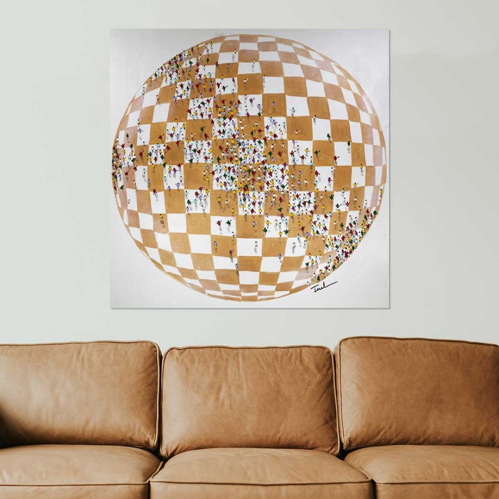 Pflügender Bauer - Haus der Bilder