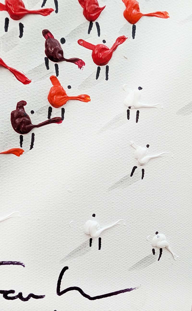 Liebe auf Leinwand - 40 x 40 cm – Bild 5