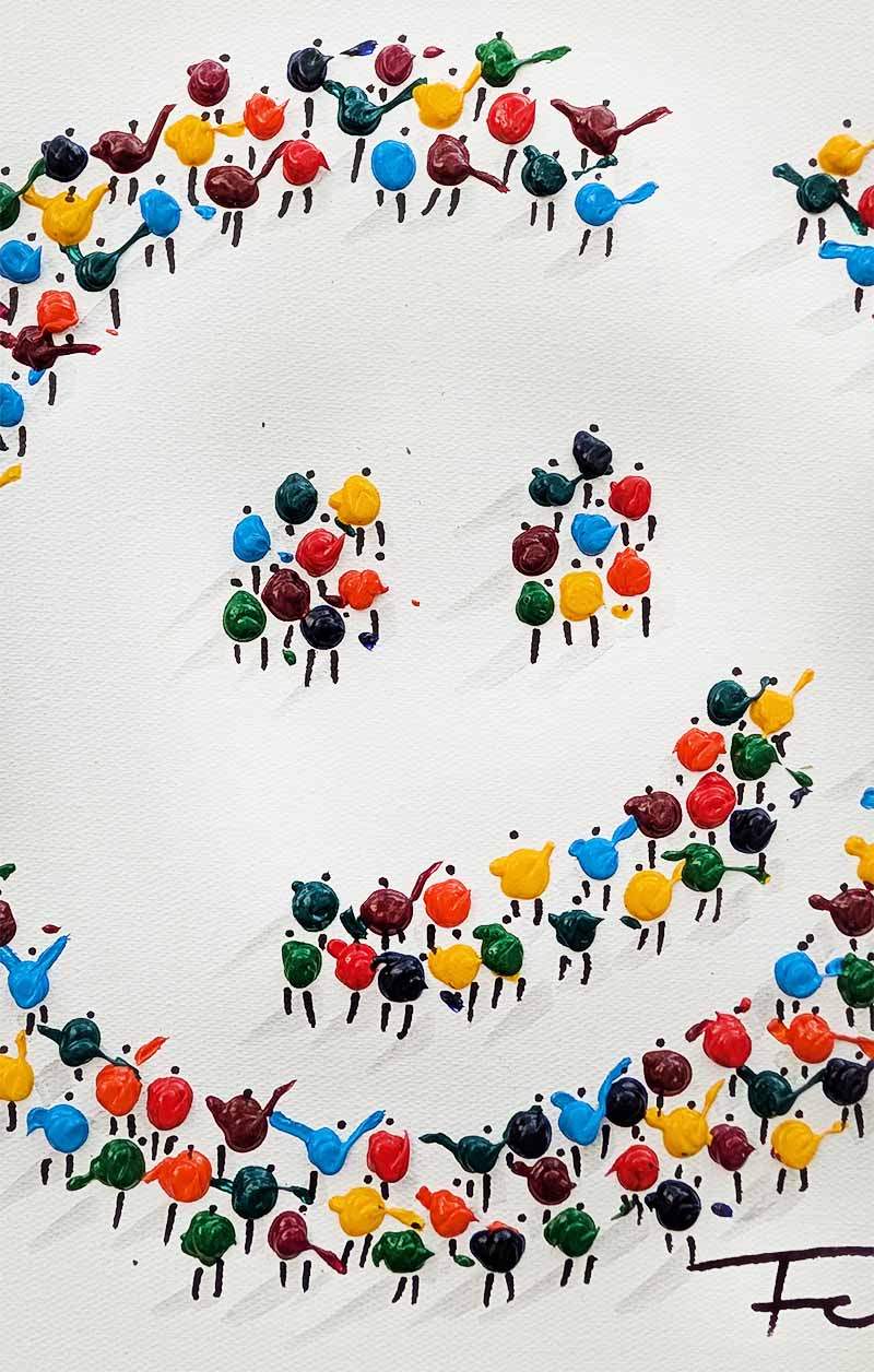 Kleine Gute Laune - 40 x 40 cm – Bild 3