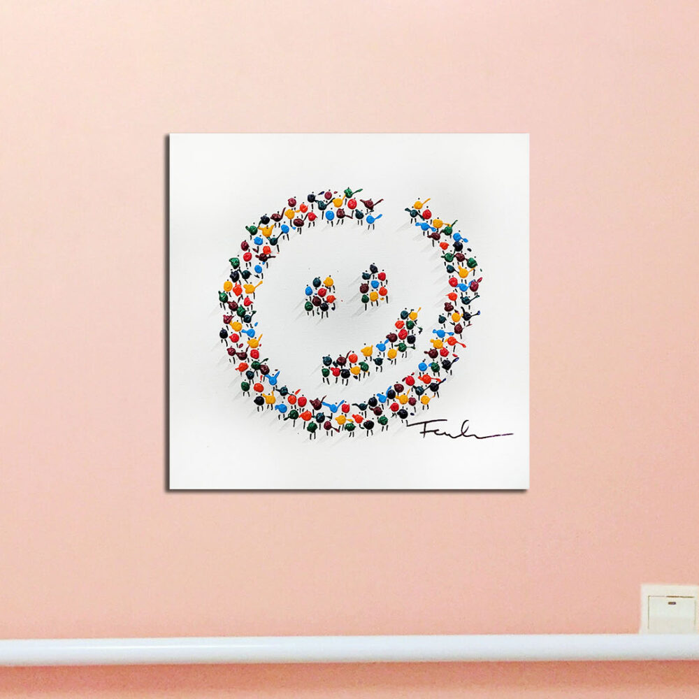 Kleine Gute Laune - 40 x 40 cm