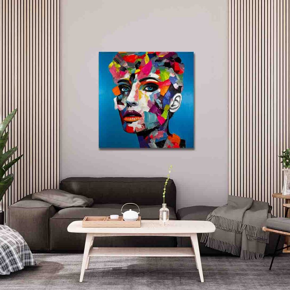 The Colour she wears - Blue