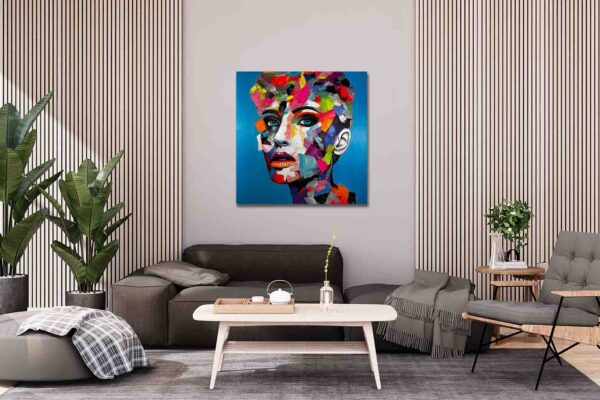 The Colour she wears - Blue