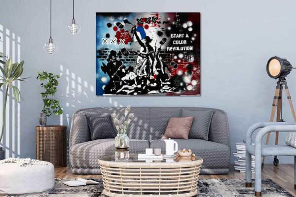 Color Revolution handgemaltes Bild