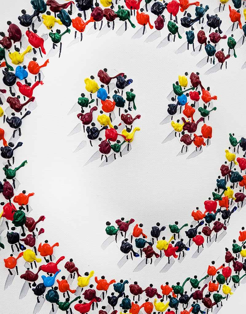 Good Vibes Only - 60 x 60 cm – Bild 4