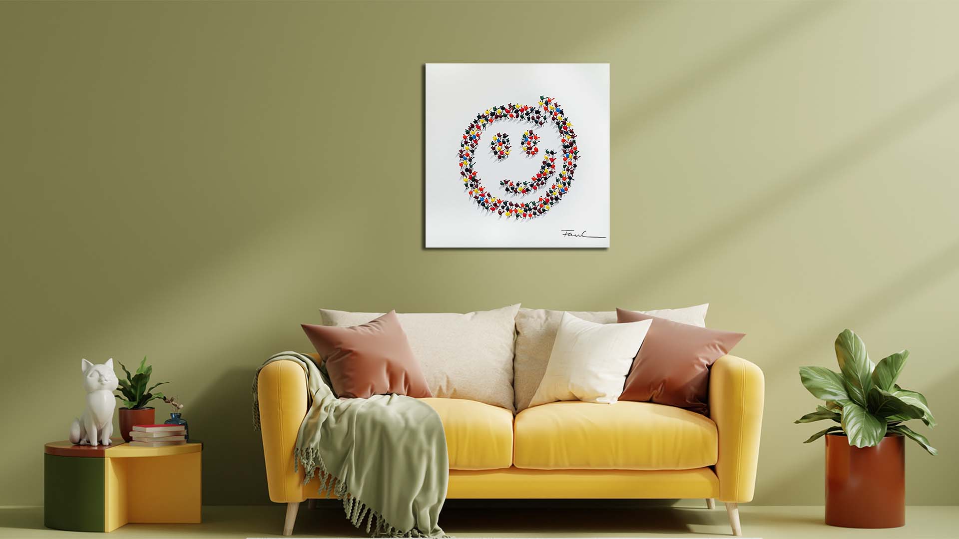 Good Vibes Only - 60 x 60 cm